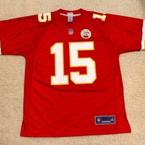 Kansas City Chiefs Red #15 Patrick Mahomes Size Large Jersey